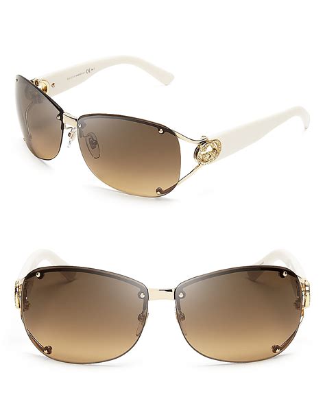 gucci black sunglasses women|gucci rimless sunglasses for women.